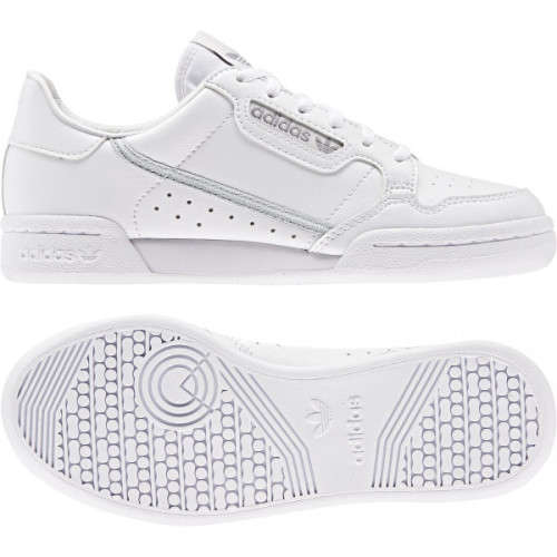 Original Women's adidas CONTINENTAL 80 Triple White EE8383 Size UK 4 (SA 4)