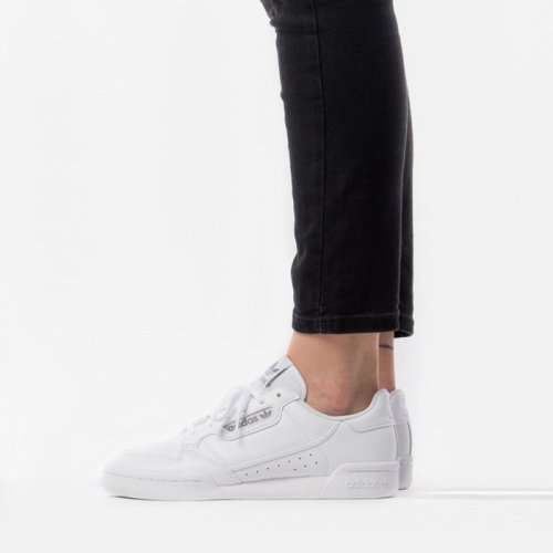 Original Women's adidas CONTINENTAL 80 Triple White EE8383 Size UK 4 (SA 4)