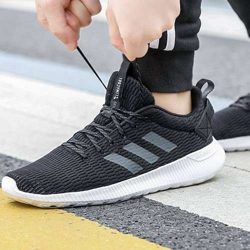 Original Men's adidas CLOUDFOAM LITE RACER CLIMACOOL Core Black F36751 Size UK 7 (SA 7)