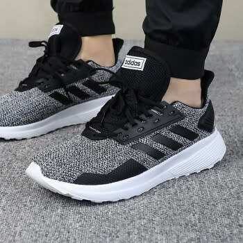 Original Mens adidas DURAMO 9 Core Black BB6917 Size UK 8 (SA 8)