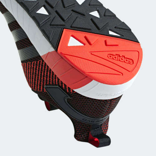 Original adidas Men's QUESTAR BYD Core Black/ Active Red F35041 Size UK 8 (SA 8)