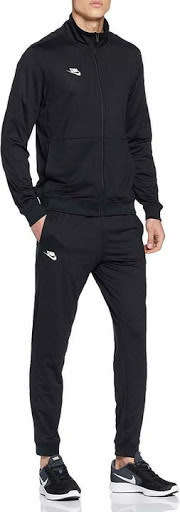 Original Men's Nike 2 Piece Track Suit PK Black CD9239 010 Size Large