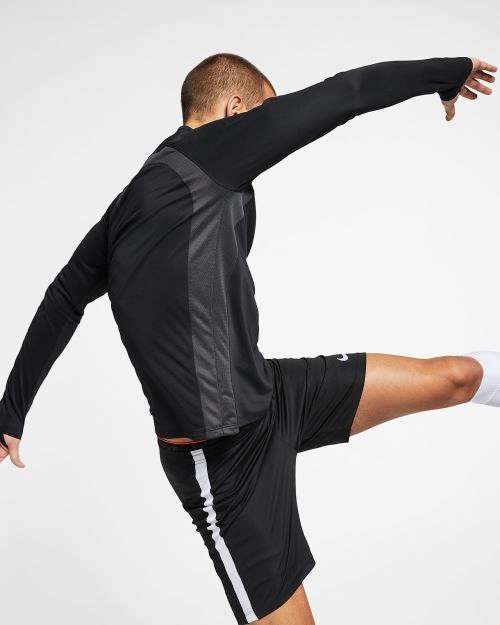 Original Nike Dri-FIT Academy 1/4 Zip Top Black/ Anthracite AQ1245 010 Size Medium