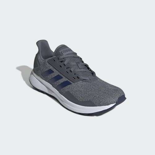 Original Mens adidas DURAMO 9 Onix/ Dark Blue EE7925 Size UK 10 (SA 10)