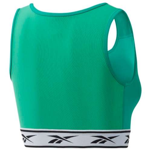 Original Womens Reebok Classics Vector Light Impact Bra Emerald EB5078 Size Medium