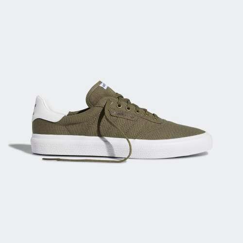 Original adidas UNISEX 3MC Skate Boarding Core Raw KHAKI/ Cloud White DB3241 Size UK 10 (SA 10)