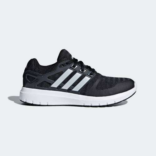 Original Women's adidas ENERGY CLOUD V Running Core Black/ Matte Silver B44846 Size UK 7 (SA 7)
