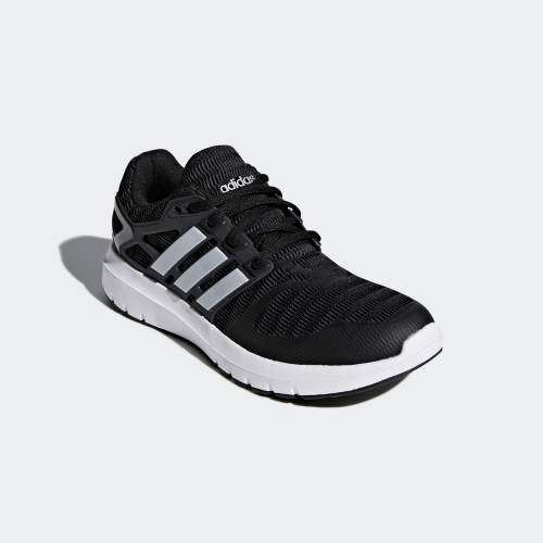Original Women's adidas ENERGY CLOUD V Running Core Black/ Matte Silver B44846 Size UK 7 (SA 7)