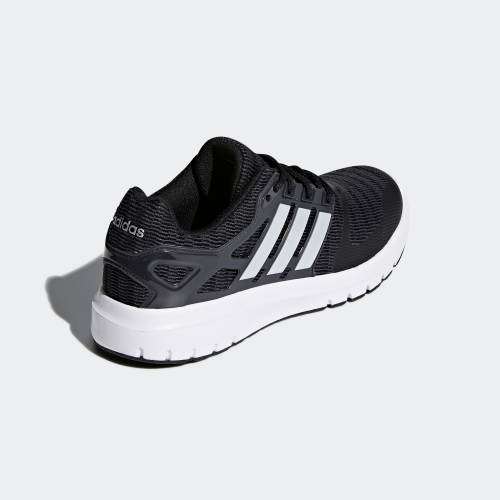 Original Women's adidas ENERGY CLOUD V Running Core Black/ Matte Silver B44846 Size UK 7 (SA 7)