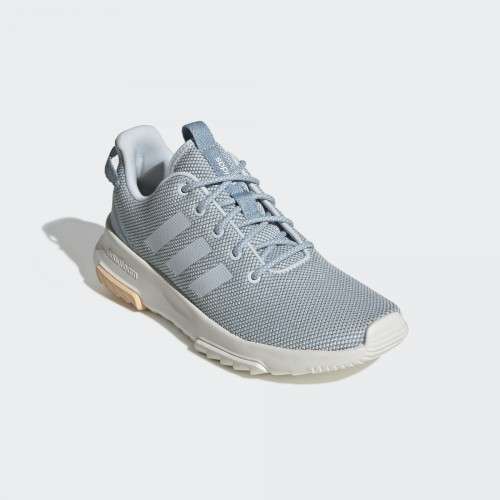 Original Women's adidas Cloudfoam Racer TR Ash Grey/ Blue Tint EE8140 Size UK 5 (SA 5)