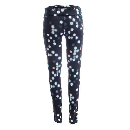 Original NIKE Womens Power Essenetial Tights Dri Fit Polka Dots CQ4525 010 Size Medium
