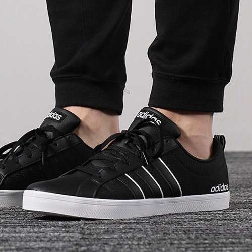 Original Men's adidas VS PACE Carbon Black/ Cloud White F34633 Size UK 9 (SA 9)