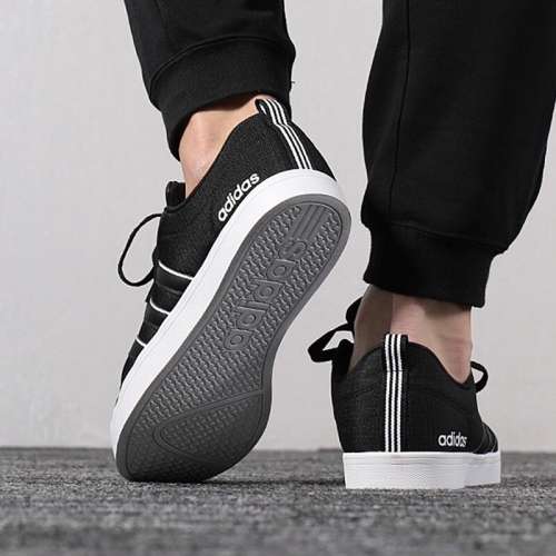 Original Men's adidas VS PACE Carbon Black/ Cloud White F34633 Size UK 9 (SA 9)