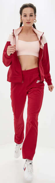 Original Women NIKE Sportswear Colour Block 2 PC Tracksuit BV4958 620 Size Medium