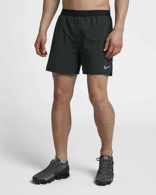 Original Mens Nike Flex Stride 7 2-in-1 Running Shorts Standard Fit Black AT4014 010 Size XL