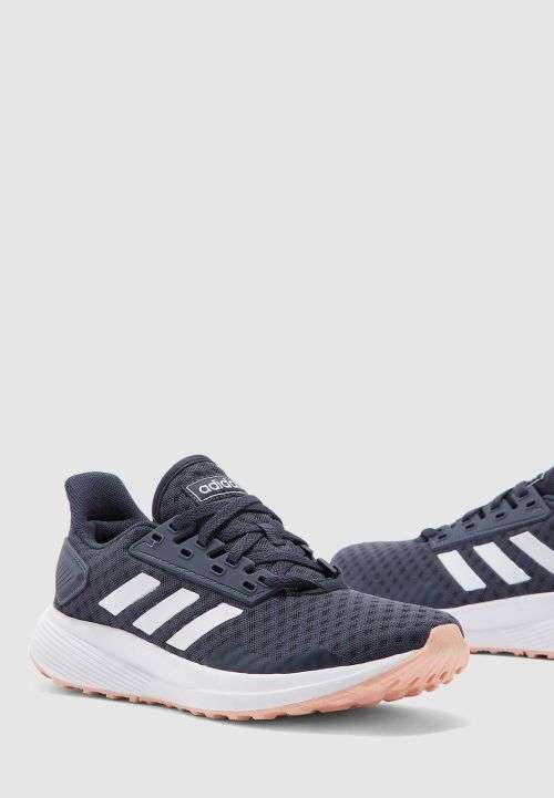 Original Women's adidas Duramo 9 Trace Blue/ Glow Pink EE8042 Size UK 4.5 (SA 4.5)