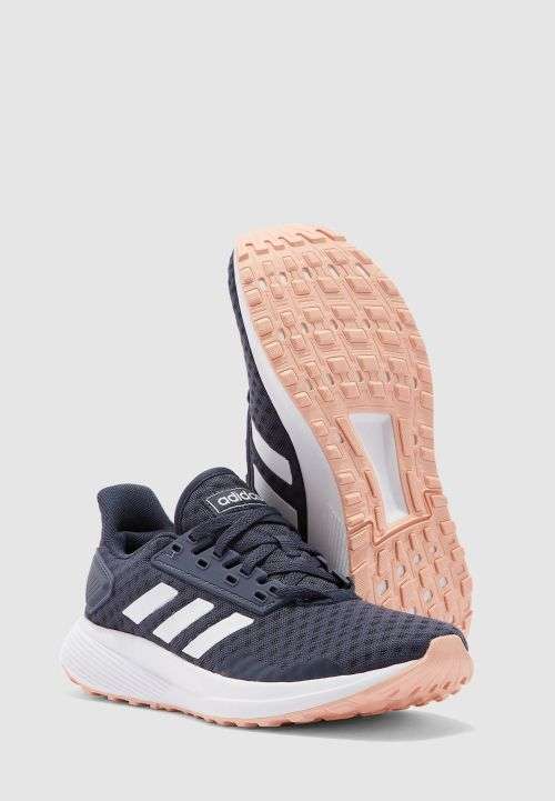 Original Women's adidas Duramo 9 Trace Blue/ Glow Pink EE8042 Size UK 4.5 (SA 4.5)