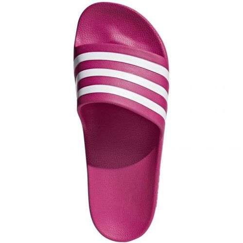 Original UNISEX adidas ADILETTE Aqua SLIDES Real Magenta F35536 Size UK 9 (SA 9)