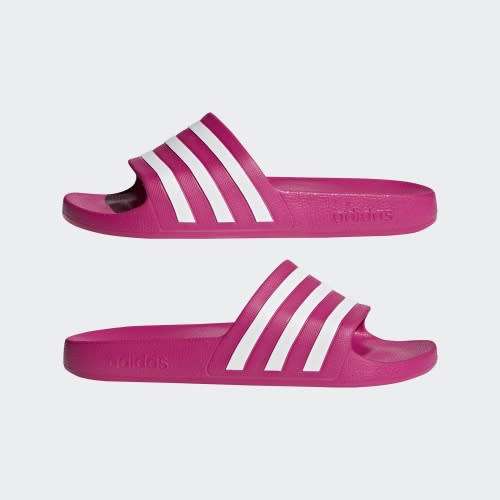 Original UNISEX adidas ADILETTE Aqua SLIDES Real Magenta F35536 Size UK 9 (SA 9)