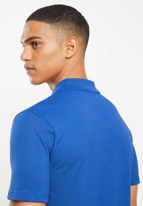 Original Men's adidas Polo Golfer Pique Tee Blue Bird CM5523 Size Large