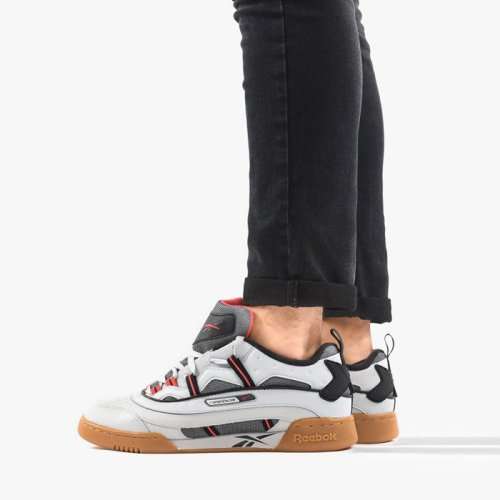 Original Reebok Mens Workout Plus Classic 1.0 Skull Grey/ True Grey DV8987 Size UK 10 (SA 10)