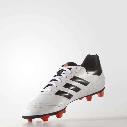Original Men's adidas GOLETTO VI FG White/Black AQ4282 Size UK 11 (SA 11)