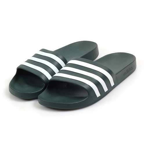 Original UNISEX adidas ADILETTE Aqua SLIDES Green F35537 Size UK 12 (SA 12)