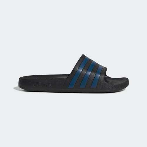 Original UNISEX adidas ADILETTE Aqua SLIDES Core Black/ Legend Marine F35532 Size UK 9 (SA 9)