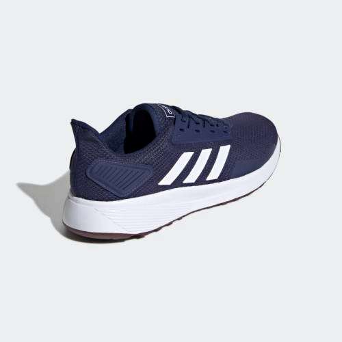 Original Mens adidas DURAMO 9 Cloud Foam Dark Blue/ Cloud White EE7922 Size UK 9 (SA 9)