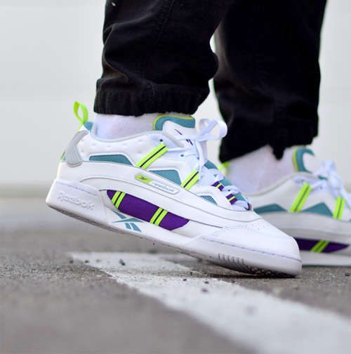 Original Reebok Mens Workout Plus Classic 1.0 Skull Grey/ White DV8984 Size UK 8 (SA 8)