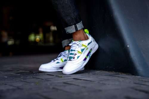 Original Reebok Mens Workout Plus Classic 1.0 Skull Grey/ White DV8984 Size UK 8 (SA 8)