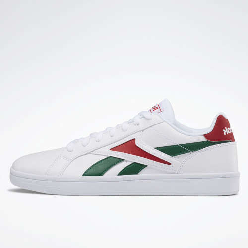 Original Reebok Mens ROYAL COMPLETE2 SE White/ Clover Green/ Red FU7846 Size UK 8 (SA 8)