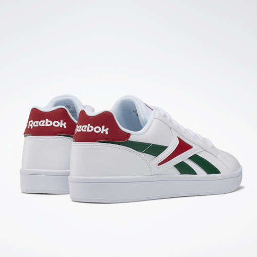 Original Reebok Mens ROYAL COMPLETE2 SE White/ Clover Green/ Red FU7846 Size UK 8 (SA 8)