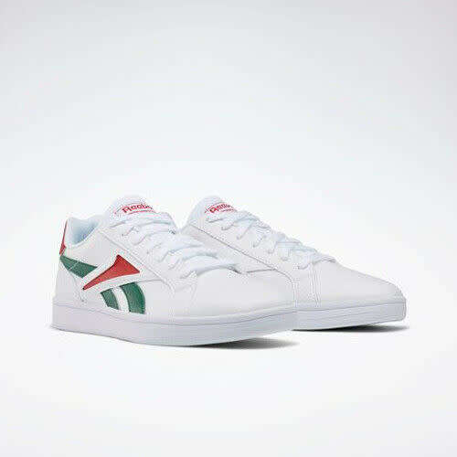 Original Reebok Mens ROYAL COMPLETE2 SE White/ Clover Green/ Red FU7846 Size UK 8 (SA 8)
