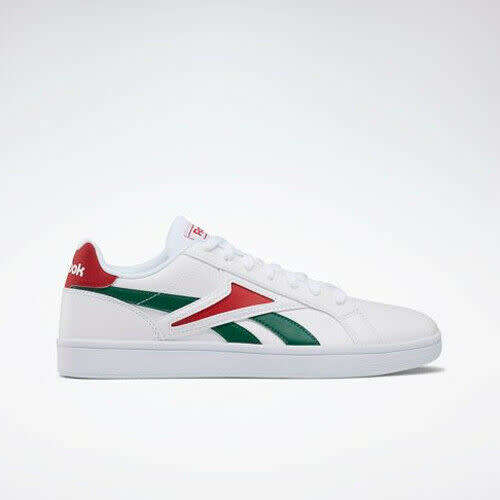 Original Reebok Mens ROYAL COMPLETE2 SE White/ Clover Green/ Red FU7846 Size UK 8 (SA 8)