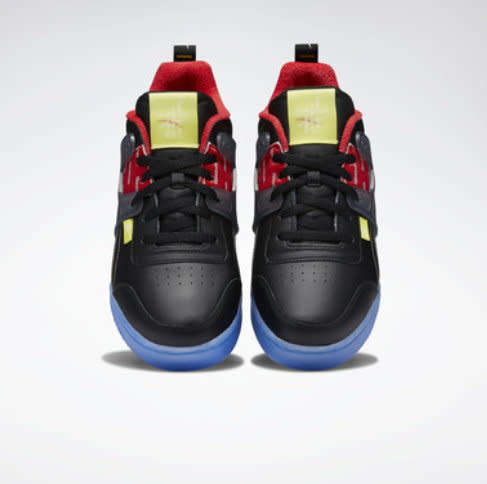 Original Reebok Mens WORKOUT PLUS ATI Black/ Cold Grey/ Hero Yellow EH1043 Size UK 9 (SA 9)