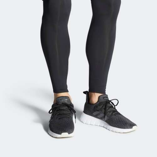 Original Mens adidas ASWEEGO Cloud Foam Core Black / Grey Six F35560 UK Size 9 (SA 9)