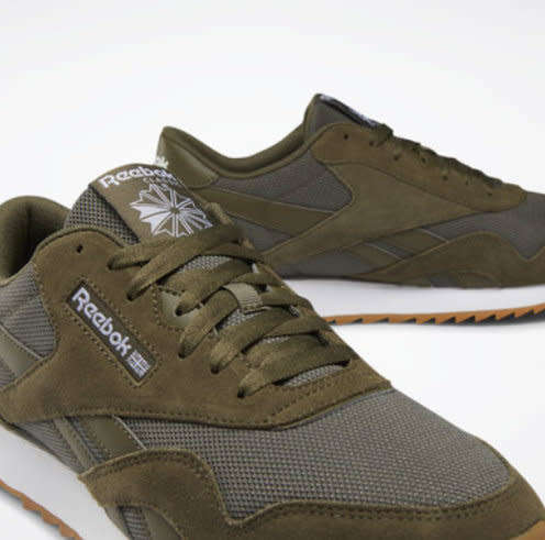 Original Reebok Mens Nylon Ripple MU Army Green/ Cypress DV6764 Size UK 10 (SA 10)