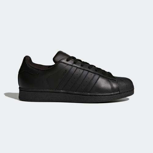 adidas Men's Superstar Sneakers All Black AF5666 Size UK 9 (SA 9)