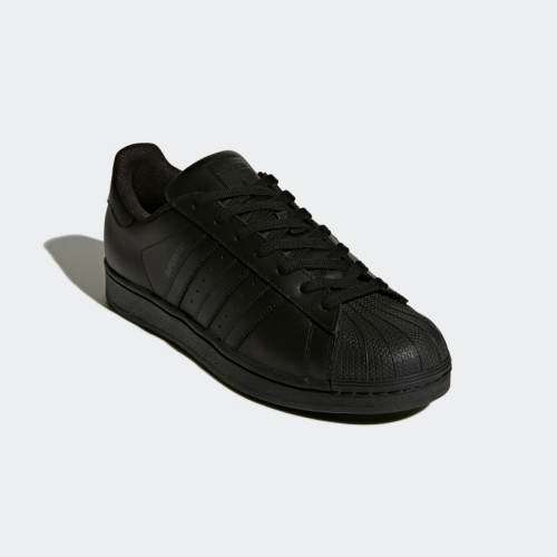 adidas Men's Superstar Sneakers All Black AF5666 Size UK 9 (SA 9)