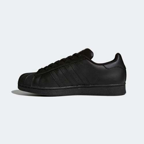 adidas Men's Superstar Sneakers All Black AF5666 Size UK 9 (SA 9)