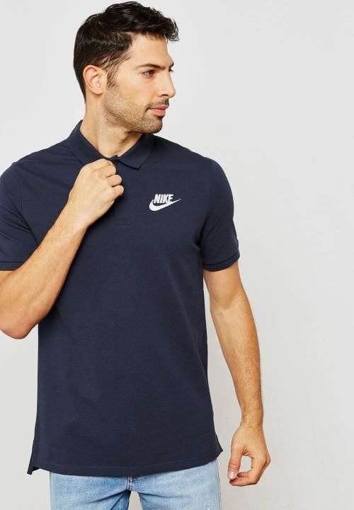Original Mens NIKE NSW CE POLO MATCHUP Blue 909746 451 Size Medium