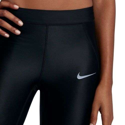 Original Womens Nike Power Speed 7/8 Running Dri Fit Tights Black AT4233 010 Size Medium