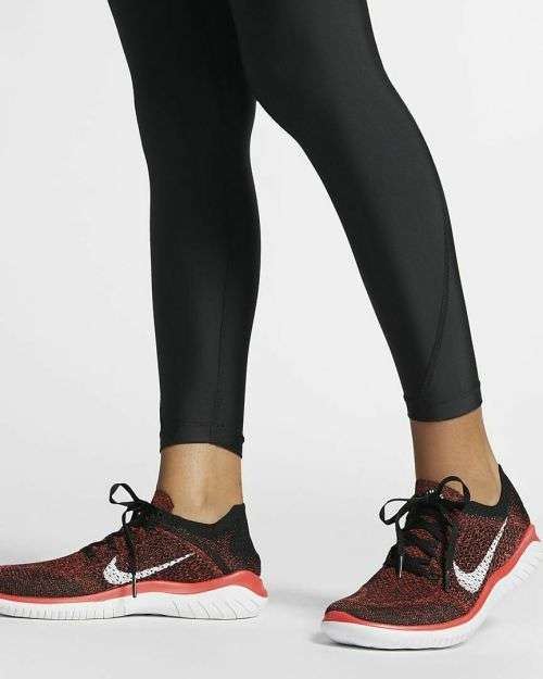 Original Womens Nike Power Speed 7/8 Running Dri Fit Tights Black AT4233 010 Size Medium