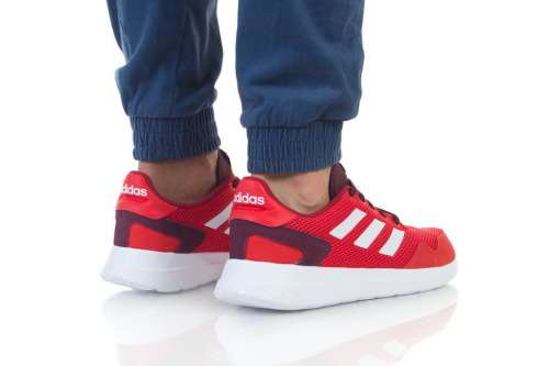 Original Men's adidas ARCHIVO Active Maroon/ Cloud White EF0433 Size UK 8 (SA 8)