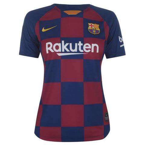 Original Women's NIKE FC BARCELONA 2019/20 STADIUM HOME JERSEY AJ5748 456 Size Large