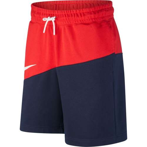 Original Mens Nike Sportswear Swoosh Men's French Terry Shorts Dark Heather BV5309 657 Size Large