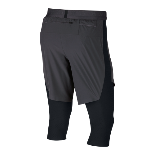 Original Mens Nike 3/4 Pants Tech Pack 2 IN 1 SHORTS Anthracite Grey AQ6536 060 Size Large