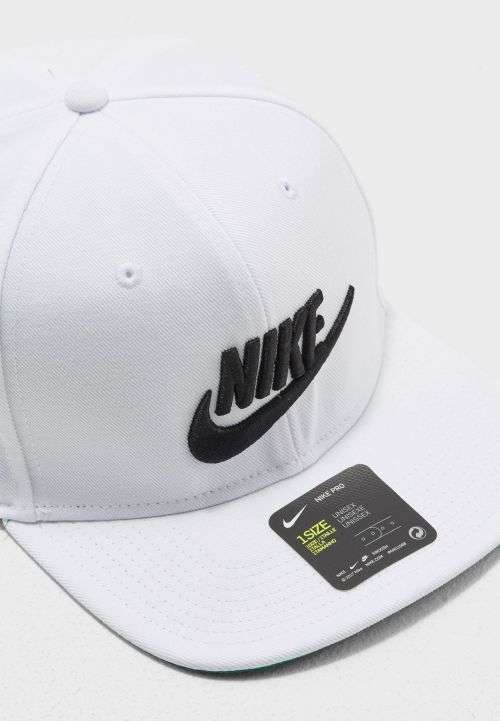 Original UNISEX Nike Pro Vintage Snapback Hat Adjustable White Cap CI2659 100 One Size fits all