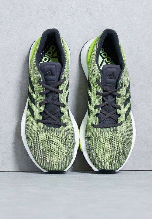 Original Mens adidas Running PureBOOST DPR Solar Yellow /Core Black BY8857 UK 7 (SA 7)